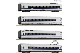 Roco H0 (DC) DB AG 4-tlg. Set: Zwischenwagen ICE 3neo (BR 408), DB AG
