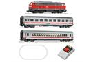 Roco H0 (DC) DB AG Startset BR 218 mit Intercity, Roco Line mit Bettung