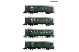 Roco H0 (DC Digital) CSD Reisezugwagen-Set Rybak, Ep. III, 4-tlg.