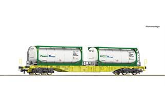 Roco H0 (DC) GATX Containertragwagen