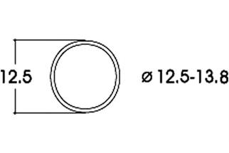 Roco H0 (DC) Haftringsatz Ø 12,5-13,8 mm (Inhalt: 10 Stk.)