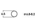 Roco H0 (DC) Haftringsatz Ø 6,8-8,2 mm (Inhalt: 10 Stk.)