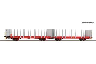 Roco H0 (DC) ÖBB/RCW Holztransportwagen, ÖBB/RCW
