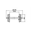 Roco H0 (DC) RP-25-Radsatz Ø 11 mm (Inhalt: 2 Stk.)