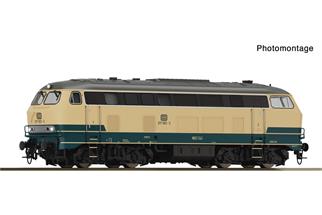 Roco H0 (DC Sound) DB Diesellok 217 003-3, ozeanblau/beige, Ep. IV