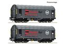 Roco H0 (DC) ZSSK CARGO 2-tlg. Set: Schiebeplanenwagen, ZSSK Cargo