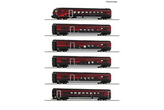 Roco H0 (DCC) ÖBB 6-tlg. Set 1: Railjet der neuen Generation