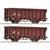Roco H0 DR Hochbordwagen-Set Eos, Ep. IV, 2-tlg.