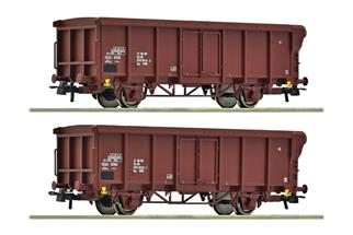 Roco H0 DR Hochbordwagen-Set Eos, Ep. IV, 2-tlg.
