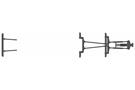 Roco H0 (ET) AC-Bremsgestänge zu BR 85, rot