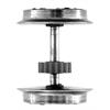 Roco H0 (ET) DC-Radsatz mit Zahnrad ohne Haftreifen