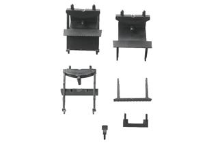 Roco H0 (ET) Teilesatz - Rauchkammerstufen, Stützen