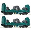 Roco H0 FS Coiltransportwagen-Set Shmmns, Ep. V-VI, 2-tlg.