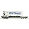 Roco H0 Hupac Taschenwagen Sdgnss/T5, Iemoli Trasporti, Ep. VI