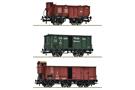 Roco H0 KBayStsB Güterwagen-Set, Ep. I, 3-tlg.