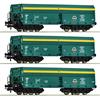 Roco H0 PTKiGK Selbstentladewagen-Set Fads, Ep. V-VI, 3-tlg.