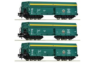 Roco H0 PTKiGK Selbstentladewagen-Set Fads, Ep. V-VI, 3-tlg.