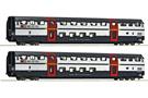 Roco H0 SBB Doppelstockwagen-Set IC2000 A, 1. Klasse, Ep. V-VI, 2-tlg.