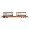 Roco H0 Wascosa Taschenwagen T5, Tankcontainer, Ep. VI