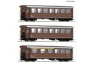 Roco H0e ÖBB Personenwagen-Set, Ep. III-IV, 3-tlg.
