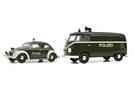 Schuco 1:32 VW Käfer und T1 Kasten, Polizei, 2-tlg.