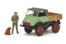 Schuco 1:43 Set Weidmannsheil, Unimog U401 mit Jäger und Hund (MHI)