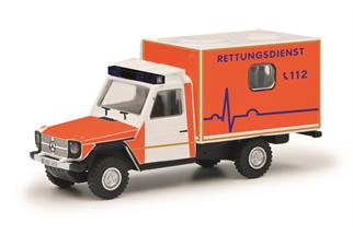 Schuco H0 MB G-Klasse, Rettungsdienst (MHI)