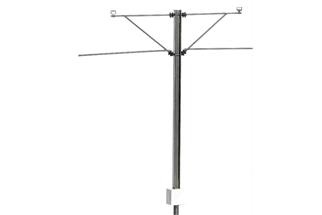 Sommerfeldt H0 H-Profil-Mittelmast für Strassenbahn
