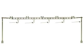Sommerfeldt H0 Oberleitung SBB, Quertragwerk mit Hängestützen, Bausatz