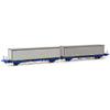 Sudexpress H0 COMSA Doppel-Containerwagen Laagrss, CIMAR Intermodal/Renting, Ep. VI