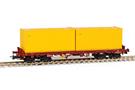 Sudexpress H0 CP Niederbordwagen Sgs, 2x20'-Container Racoes Valouro, Ep. V