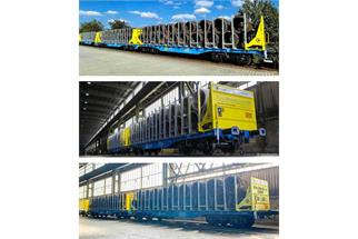 Sudexpress H0 Innofreight Container-Doppeltragwagen-Set Sggmrrs 90', Ep. VI, 3-tlg.