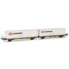 Sudexpress H0 RENFE Doppel-Containerwagen Laagrss, DB Schenker, Ep. VI