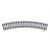 Tillig H0 ELITE-Gleis gebogenes Schwellenband R366 30°