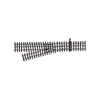 Tillig H0/H0e-H0e Dreischienen-Schmalspurweiche links 228 mm