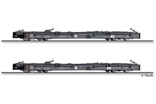 Tillig H0m DR Rollwagen-Set Rf4, Ep. III, 2-tlg.
