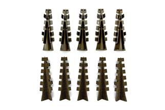 Trix H0 C-Gleis Keilböschung zu schlanken Weichen (Inhalt: 10 Stk.)