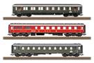 Trix H0 (DC) DB Reisezug-Wagenset 2 D 74 Hamburg-Altona - Basel SBB, Ep. III, 3-tlg.