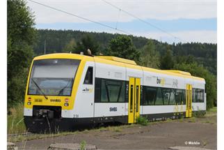 Trix H0 (DC Sound) SWEG Dieseltriebwagen 650 632-2, bwegt, Ep. VI