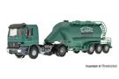 Viessmann H0 CarMotion MB Actros Silosattelzug, Schwarz Baustoff-Logistik