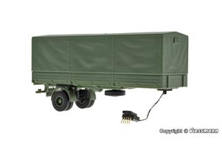 Viessmann H0 CarMotion Planensattelauflieger, Militär