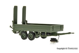 Viessmann H0 CarMotion Tandem Tieflader, Militär