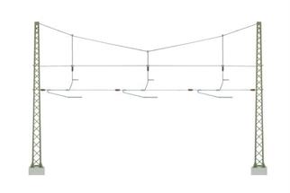 Viessmann N Oberleitung DB Quertragwerk 3-gleisig