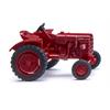 Wiking H0 Fahr Schlepper, purpurrot
