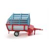 Wiking H0 Heuladewagen rot/grau