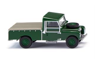 Wiking H0 Land Rover Pickup, dunkellaubgrün