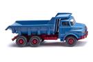 Wiking H0 MAN Muldenkipper, brillantblau