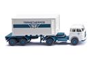 Wiking H0 MAN Pausbacke Containersattelzug, Transthermos