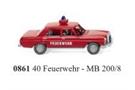 Wiking H0 MB Feuerwehr 200/8 (Spezialpreis)