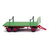 Wiking H0 Rungenpritschen-Anhänger, maigrün